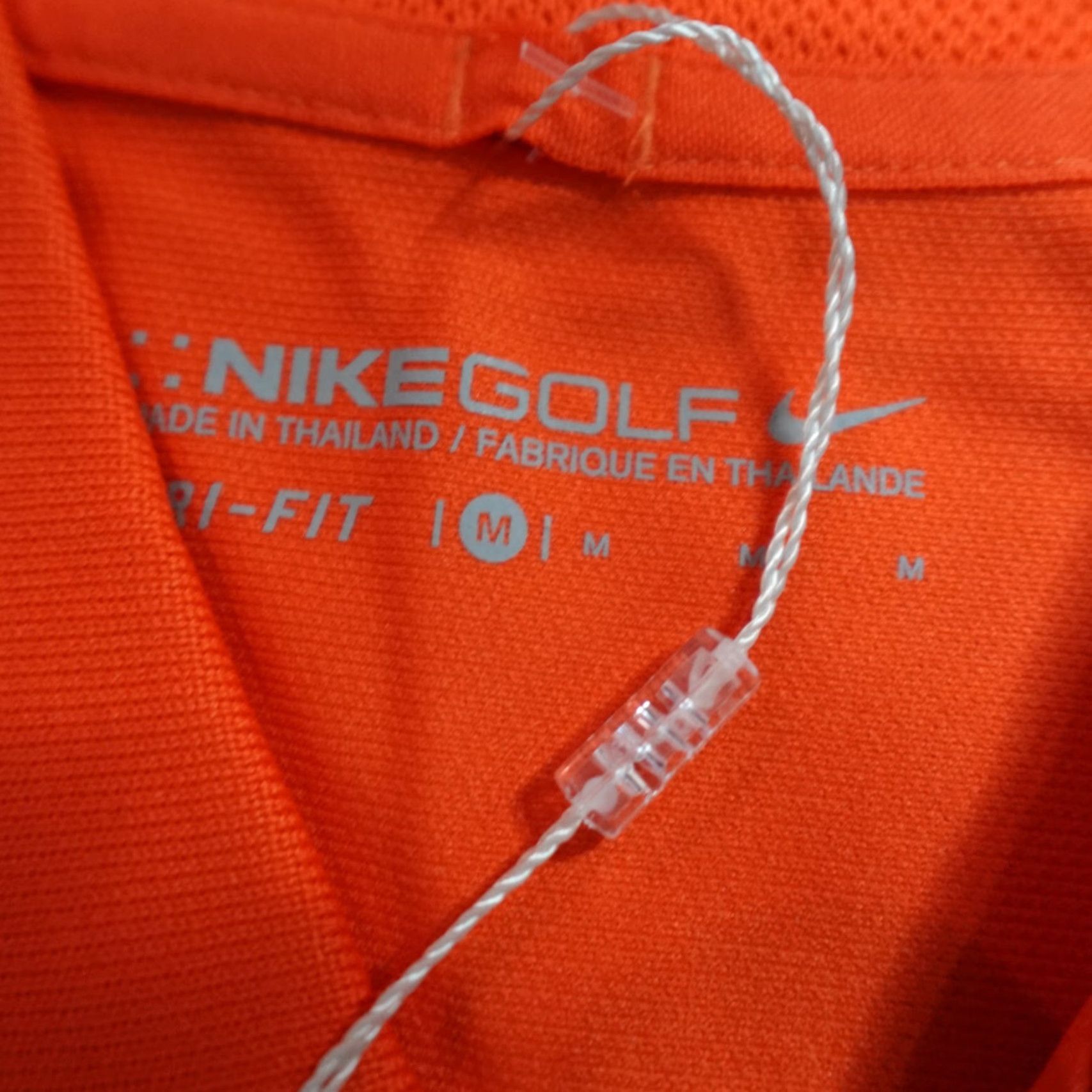 Nike Nike Polo Shirt M Orange Staten Island Tide Baseball NEW Polo Nike Golf Dri-Fit Men Size US M / EU 48-50 / 2 - 4 Thumbnail