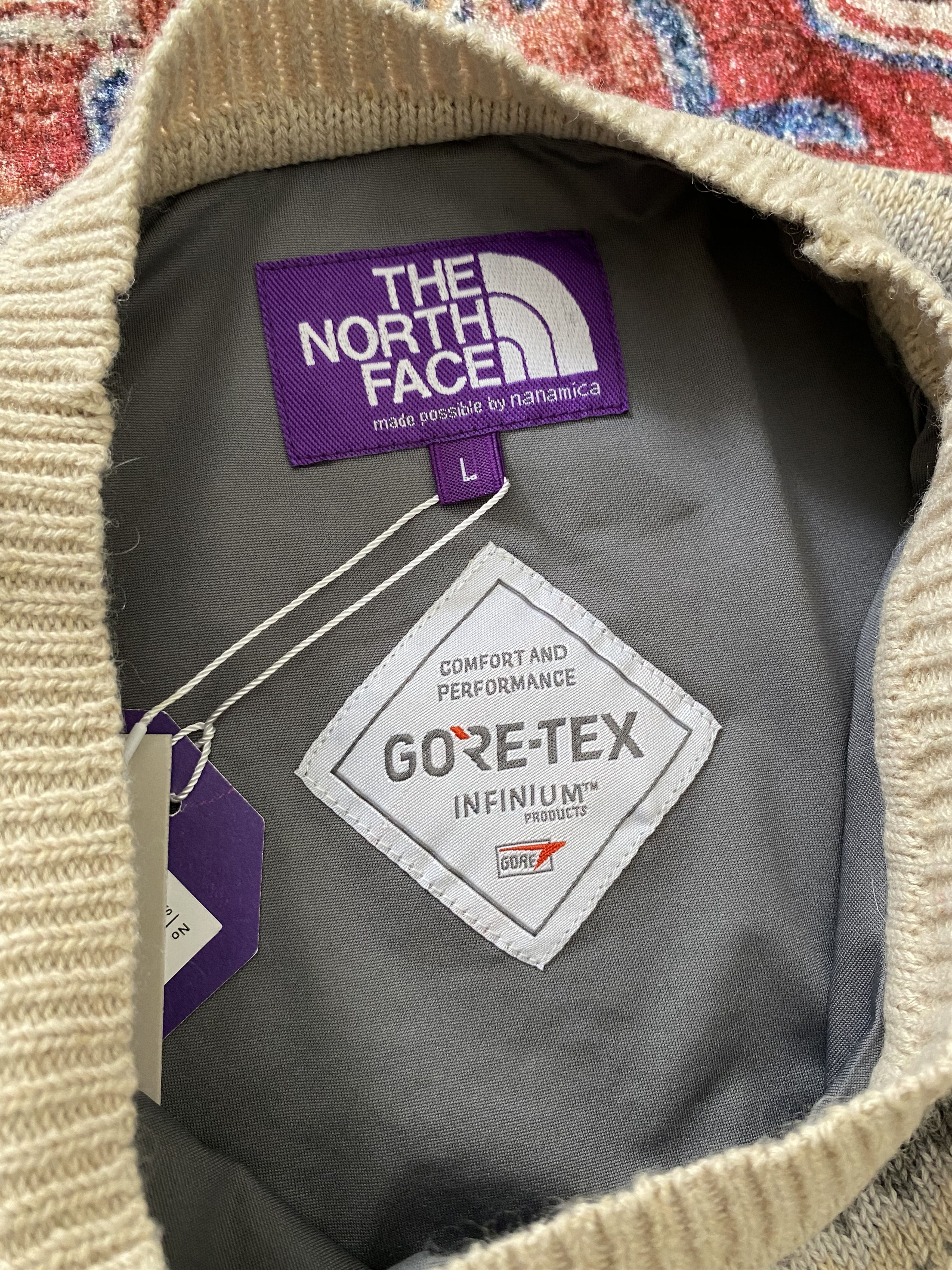 Nanamica × The North Face Purple Label The North Face Nanamica GORE-TEX Infinium Fair Isle Sweater Size US L / EU 52-54 / 3 - 6 Thumbnail