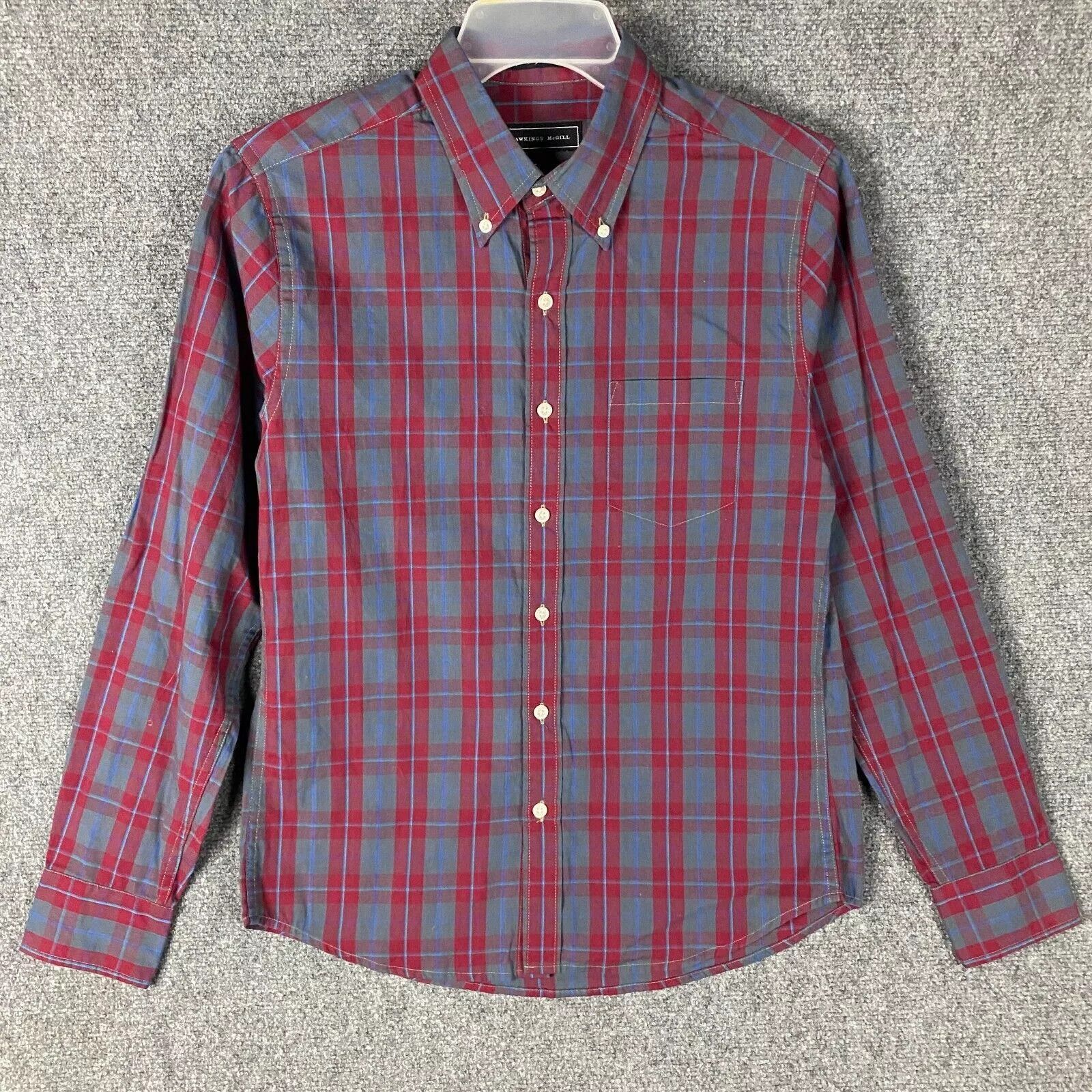 Hawkings Mcgill Hawkings McGrill Button Down Shirt Men's Long Sleeve M Size US M / EU 48-50 / 2 - 1 Thumbnail
