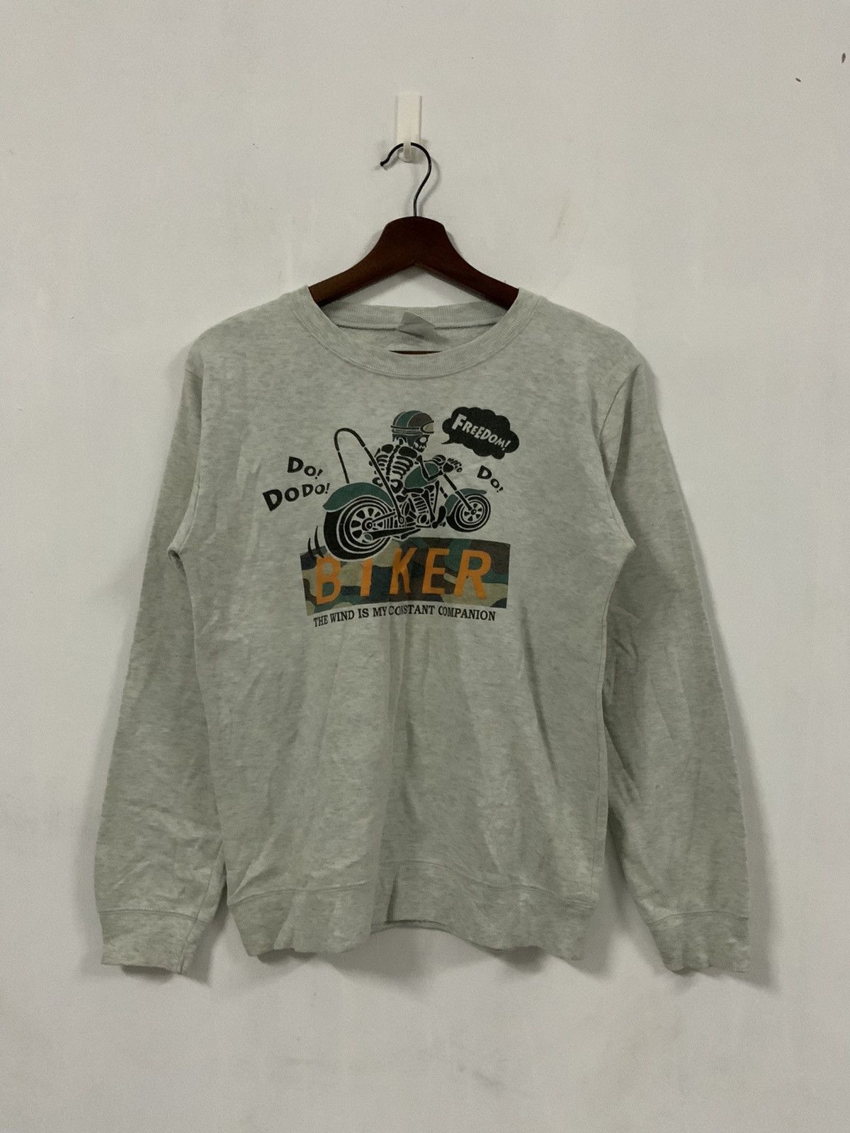 Japanese Brand Biker Avant Garde Golden Eagle Designer Sweatshirt Size US S / EU 44-46 / 1 - 1 Thumbnail