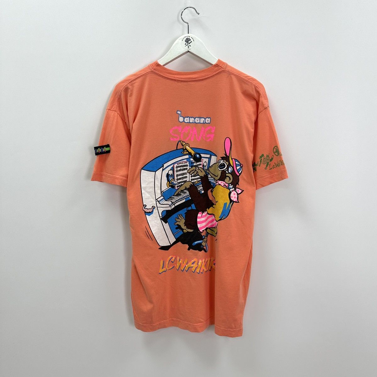 Vintage Vintage 90 LC Waikiki Sound of Hawaiian wave tee banana y2k Size US XL / EU 56 / 4 - 1 Thumbnail