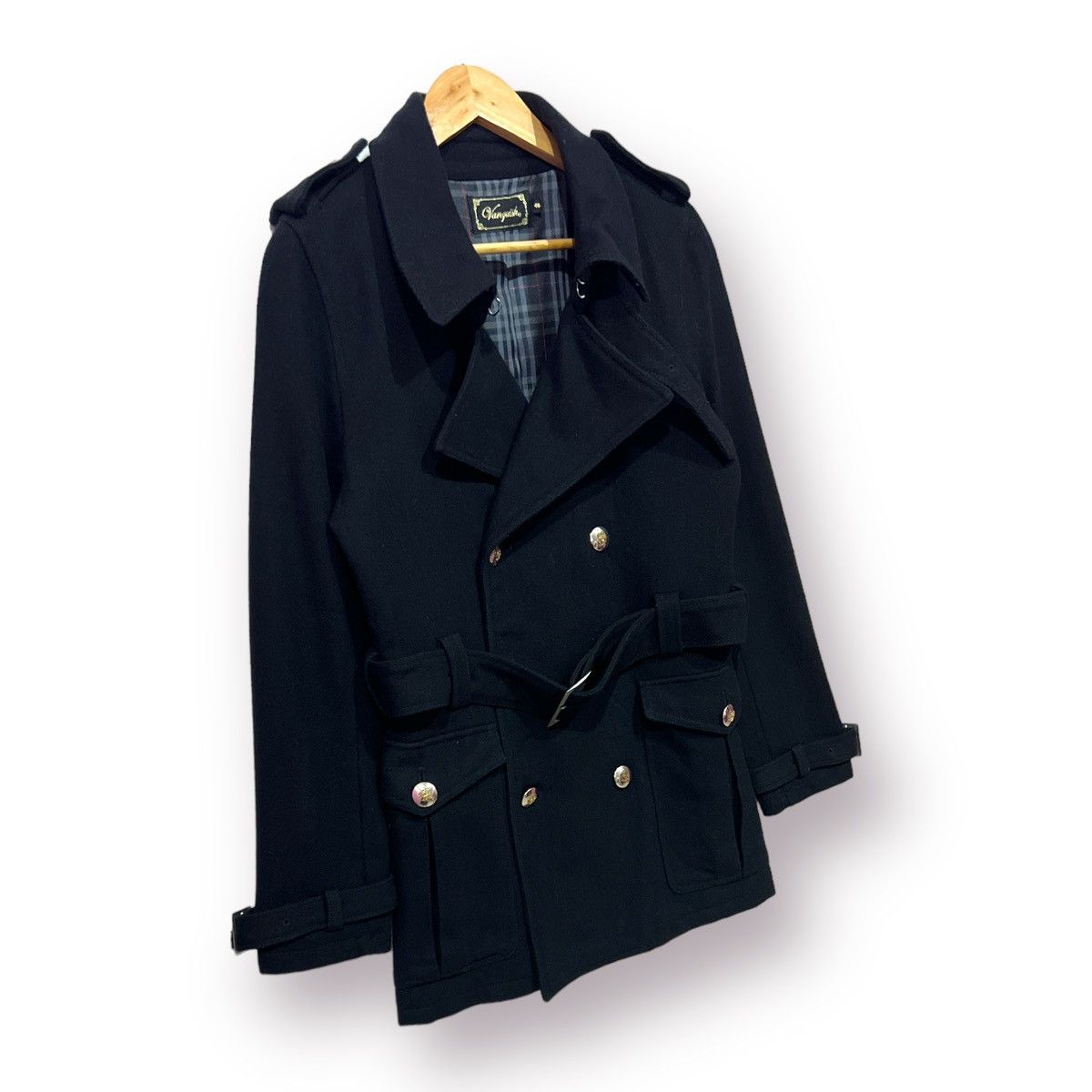 Vanquish 🔥 VANQUISH CHEKED LINED SMART LADIES TRENCHCOAT Size S / US 4 / IT 40 - 3 Thumbnail