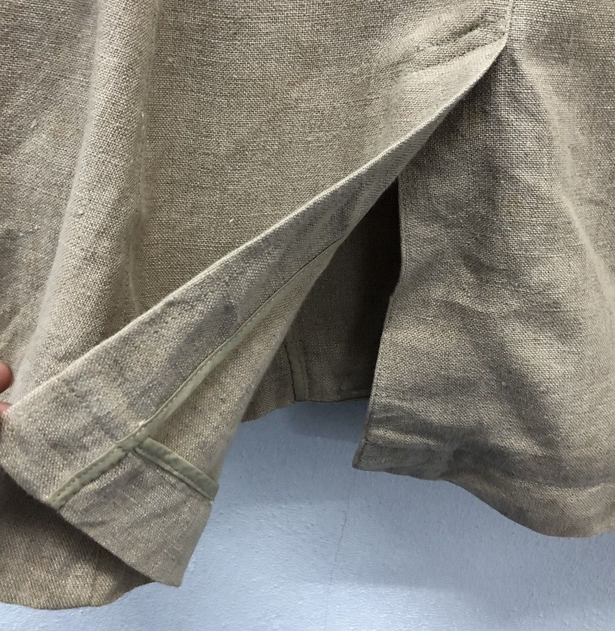 Issey Miyake × Japanese Brand × Vintage Vintage Issey Miyake Linen Blazer Size M / US 6-8 / IT 42-44 - 7 Thumbnail