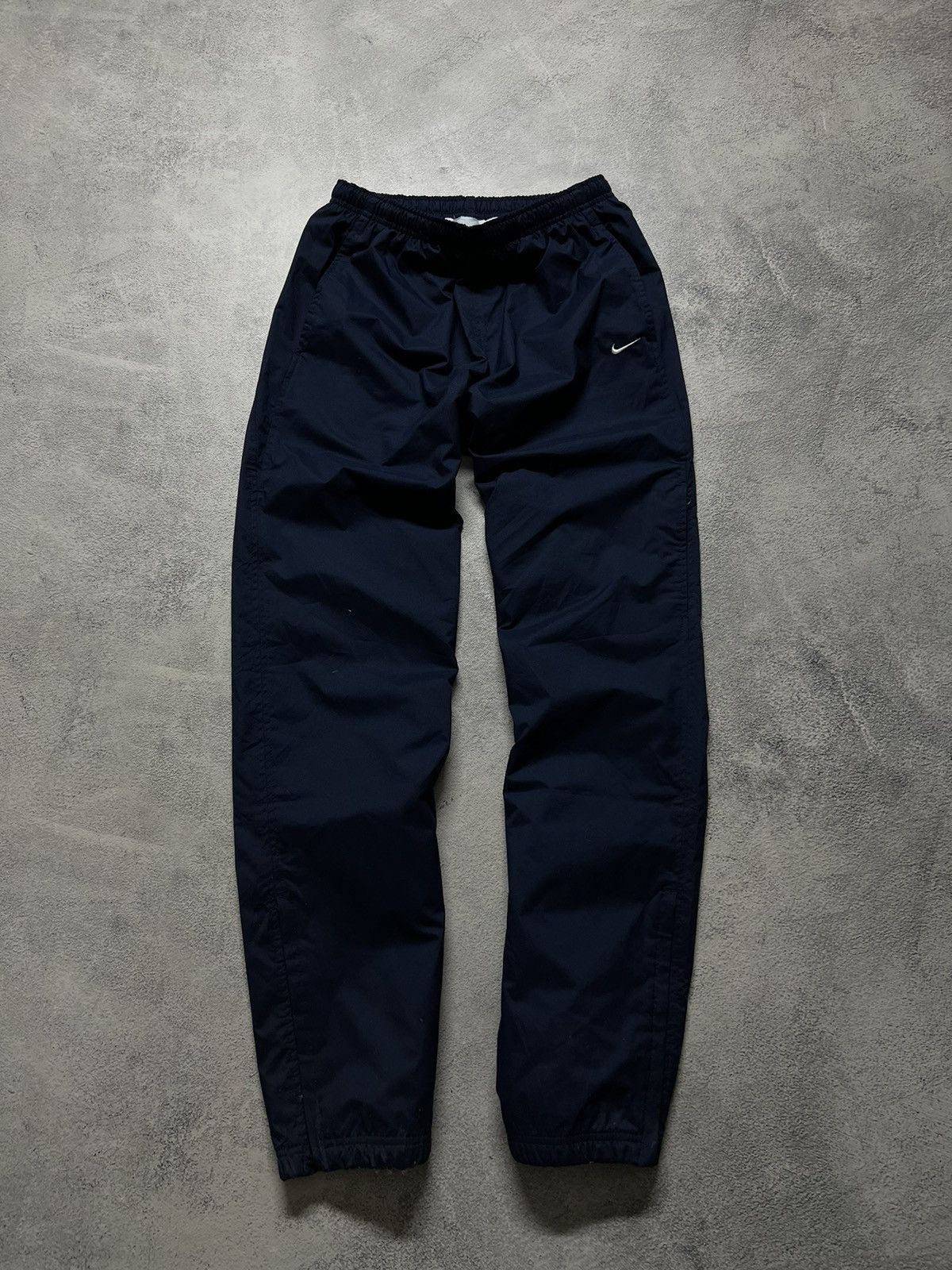 Nike × Vintage Vintage Y2K Nike Nylon Mini Swoosh Drill Pants 00’s Size US 34 / EU 50 - 1 Thumbnail