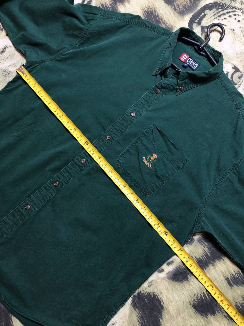 Chaps Ralph Lauren Y2K shirt Chaps Ralph Lauren logo green Vintage Size US XL / EU 56 / 4 - 12 Thumbnail