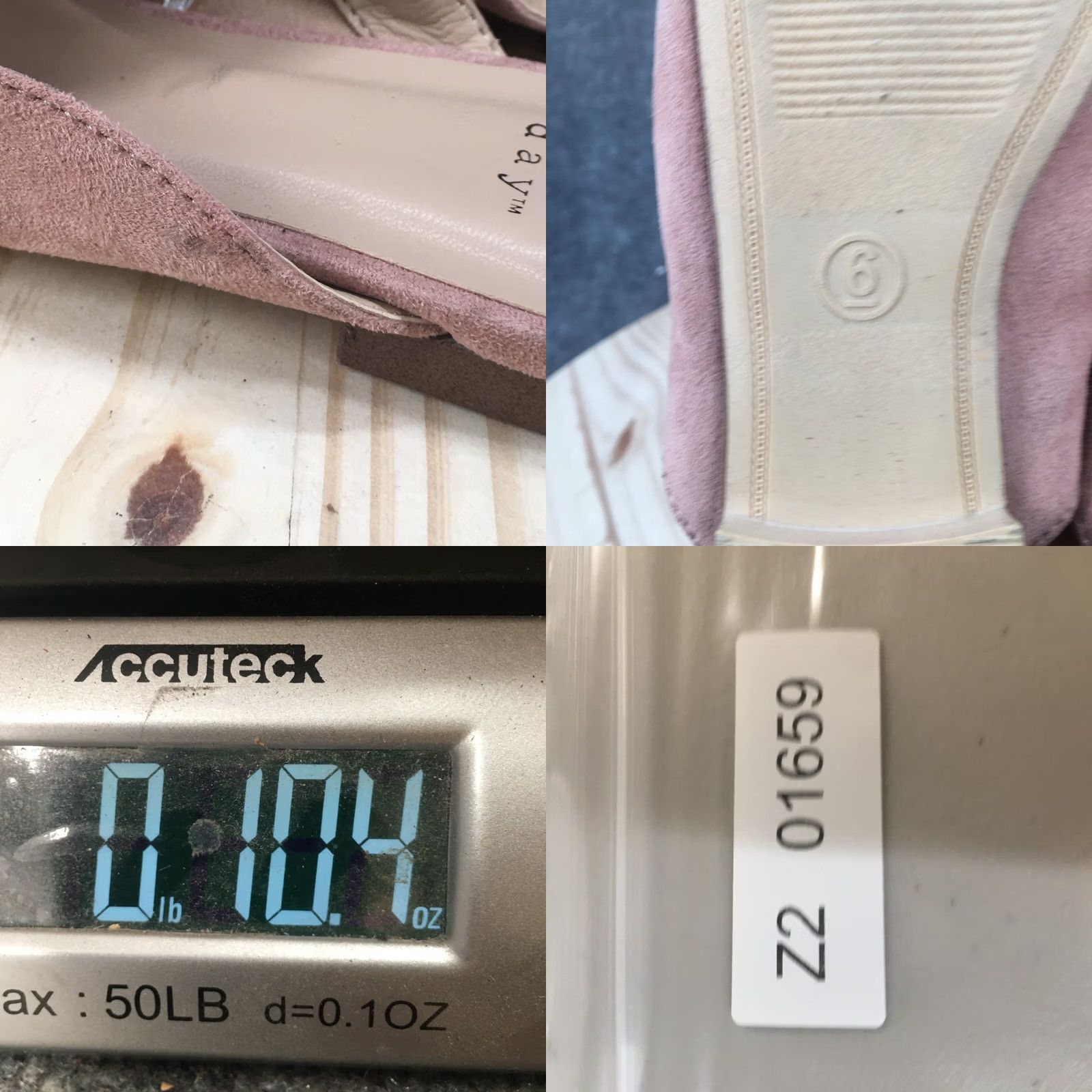 Vintage A New Day Mules Womens 6 Mabel Slip On Pink Suede Square Toe Casual Flats Size US 6 / IT 36 - 9 Thumbnail