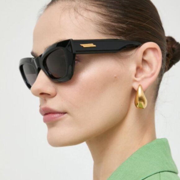 Bottega Veneta NEW BOTTEGA VENETA SUNGLASSES BV1251S 001 BLACK WOMEN EYEWEA Size ONE SIZE - 4 Thumbnail