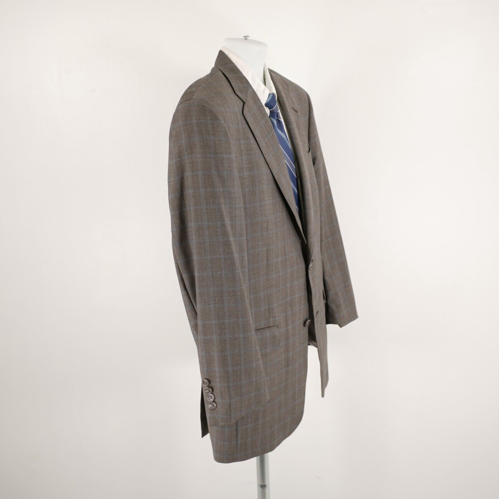 Hart Schaffner Marx Hart Schaffner Marx Gold Trumpeter Wool 2 Button 2 Piece Sui Size 40R - 11 Thumbnail