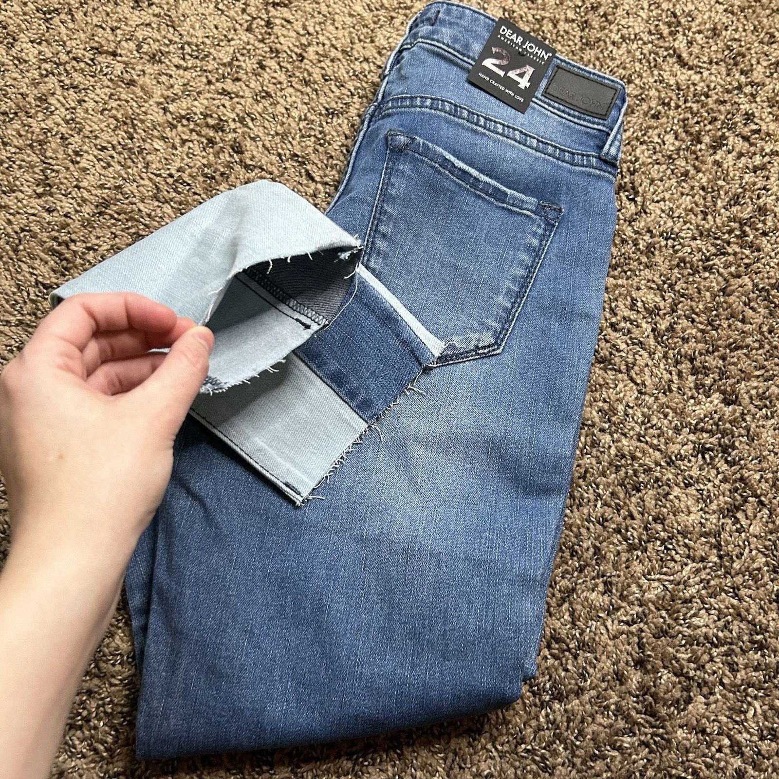 Other Dear John Women Jeans 24 Joyride Ankle Skinny Denim Jean Mid Size 24" / US 00 / IT 34 - 11 Thumbnail