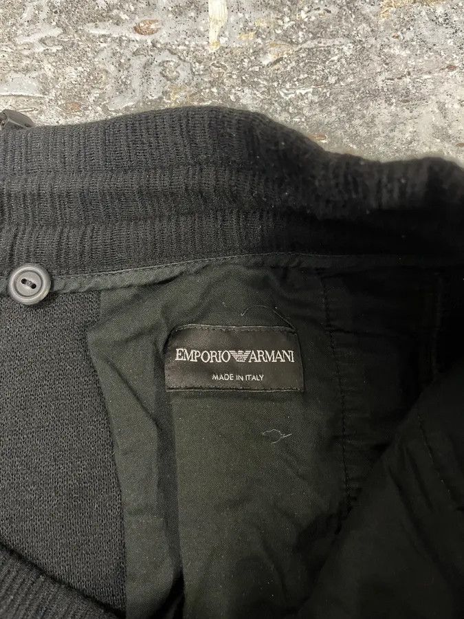 Emporio Armani × Vintage AW2013 Emporio Armani Black Wool Long Cozy Pants Size US 33 - 8 Thumbnail