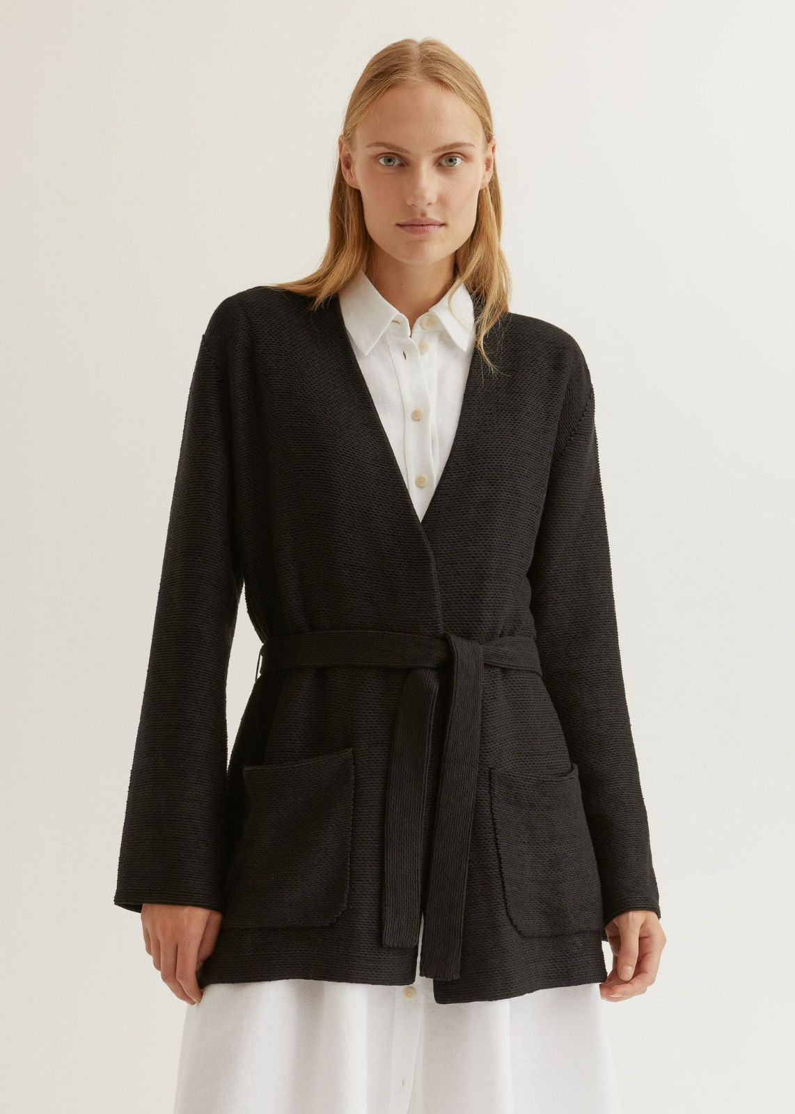 Loro Piana o1srvl11e0424 Coat in Black Size M / US 6-8 / IT 42-44 - 2 Thumbnail