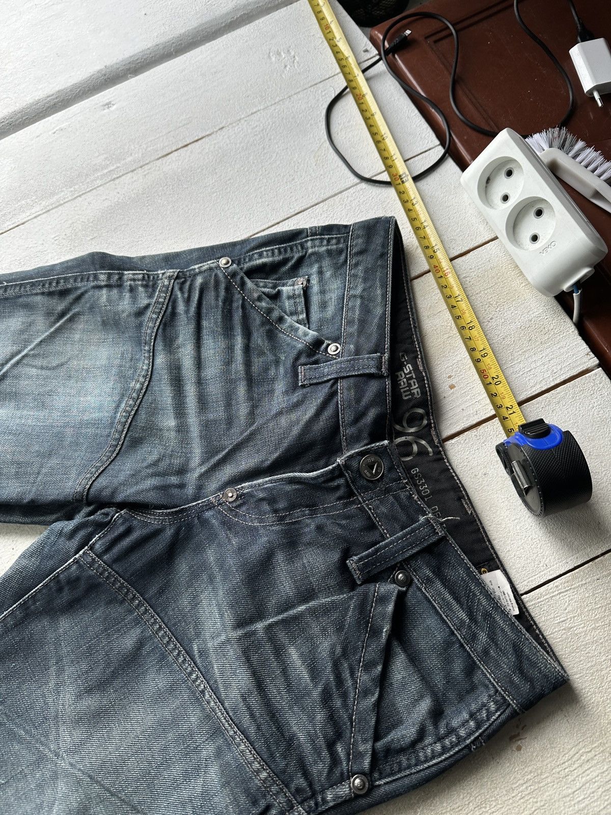 G-Star VNTG🚨96 G STAR RAW Jeans AVANT GARDE Washed Denim y2k 3301 Size 27" / US 4 / IT 40 - 2 Thumbnail