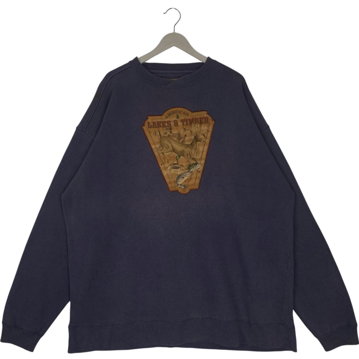 Other Vintage Lost Terrain Lake & Timber Sweatshirt Crewneck Blue Size US XXL / EU 58 / 5 - 1 Thumbnail