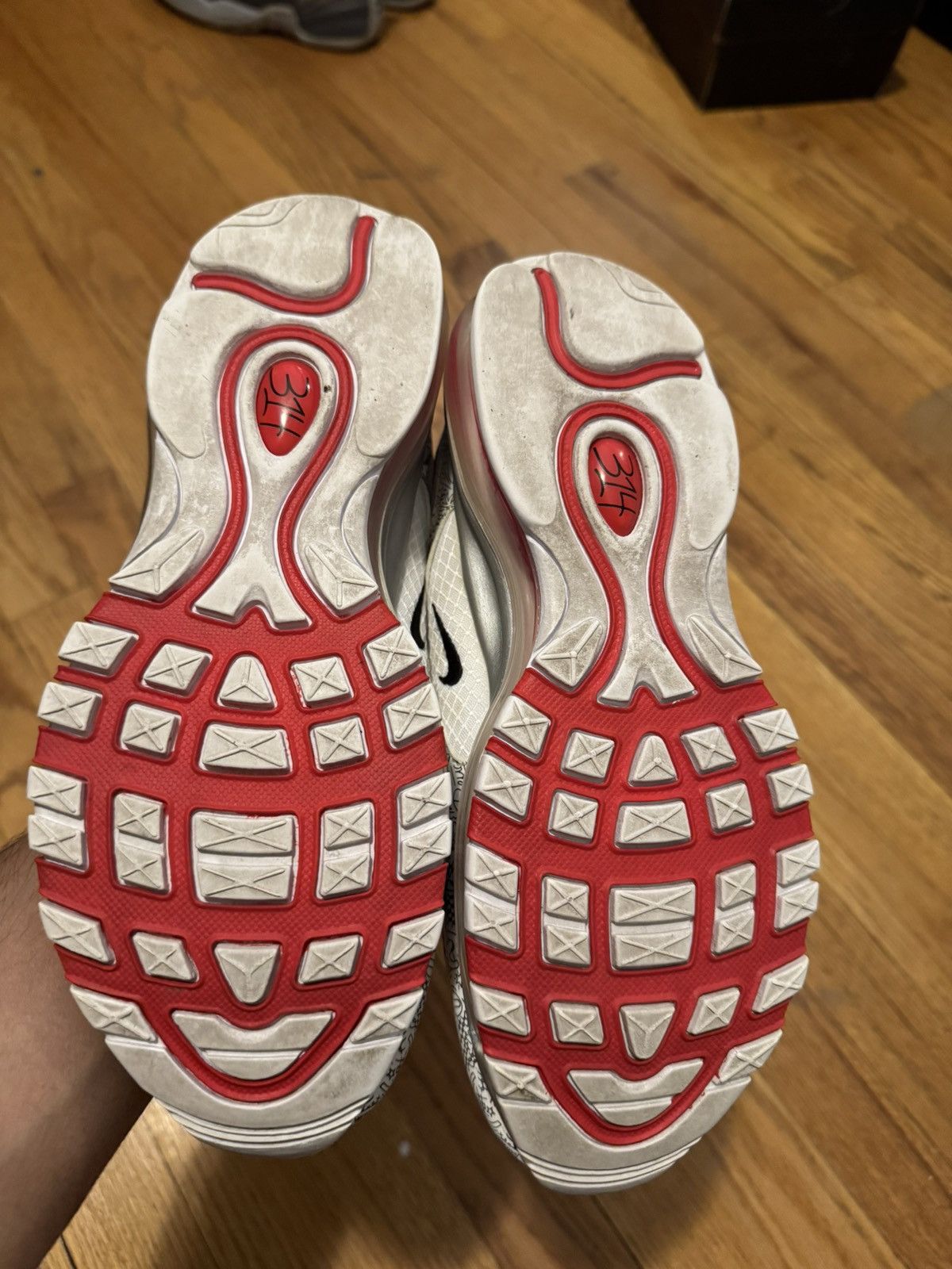 Nike Nike Air Max 97 Gs Jason Tatum Saint Louis Roots Size US 6 / EU 39 - 7 Thumbnail