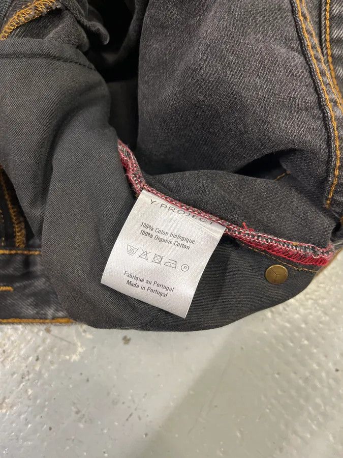 Y/Project SS2023 Y/Project Cow-Boy Brut Grey Astro Denim Jeans Size US 33 - 14 Thumbnail