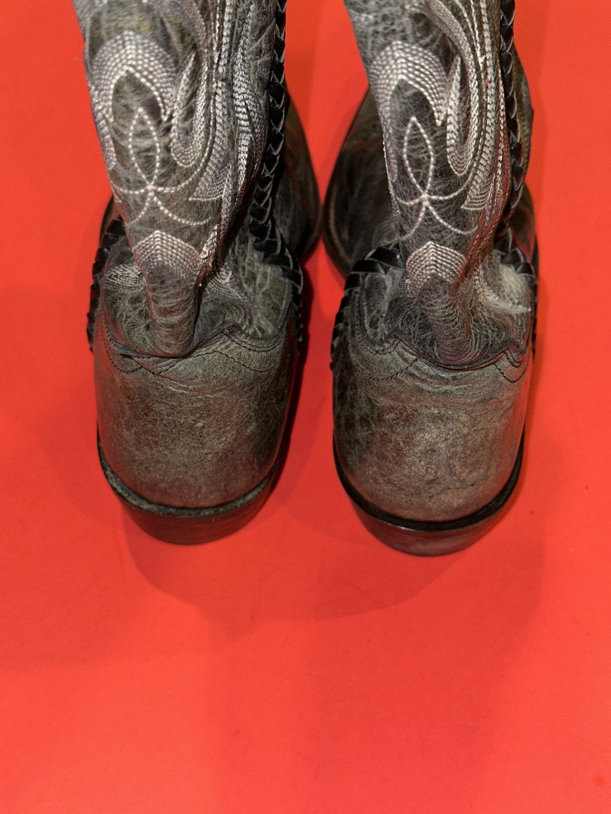 Lucchese Lucchese 1883 Jesse Black Road Calf Snip Toe Western Boots 9 Size US 9 / EU 42 - 7 Thumbnail