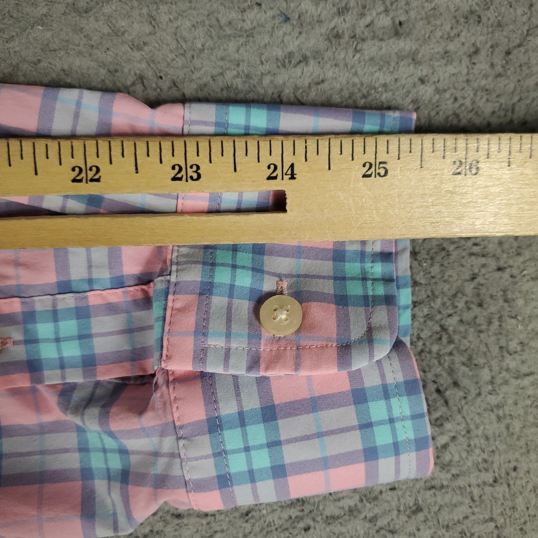 Vineyard Vines Vineyard Vines Shirt Mens XL Pink Plaid Slim Fit Cooper Performance Nylon Shirt Size US XL / EU 56 / 4 - 6 Thumbnail