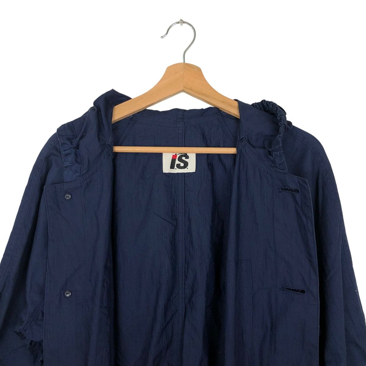 Issey Miyake 🔥 RARE PARACHUTE LONG JACKET NYLON IS ISSEY MIYAKE Size M / US 6-8 / IT 42-44 - 12 Thumbnail