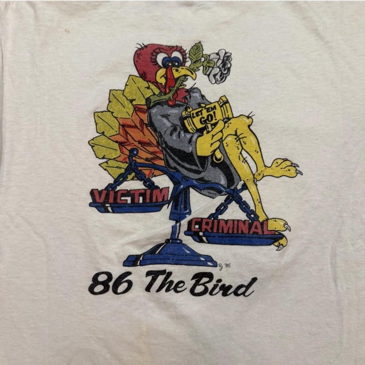 Other Vintage 1985 "86 The Bird" Distressed Political Tee Size US L / EU 52-54 / 3 - 5 Thumbnail