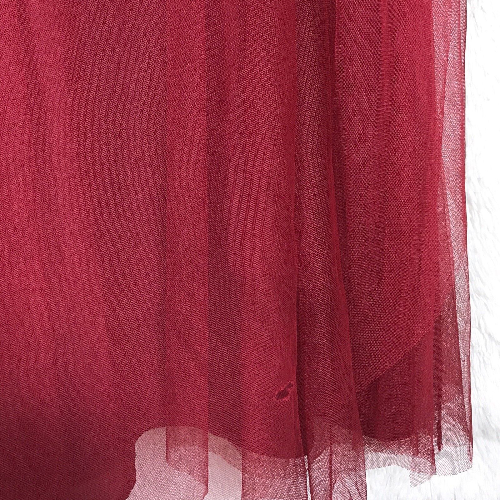 Other Watters Wtoo Infinity Bobbinet Bridesmaid Dress Claret 12 Size XL / US 12-14 / IT 48-50 - 11 Thumbnail