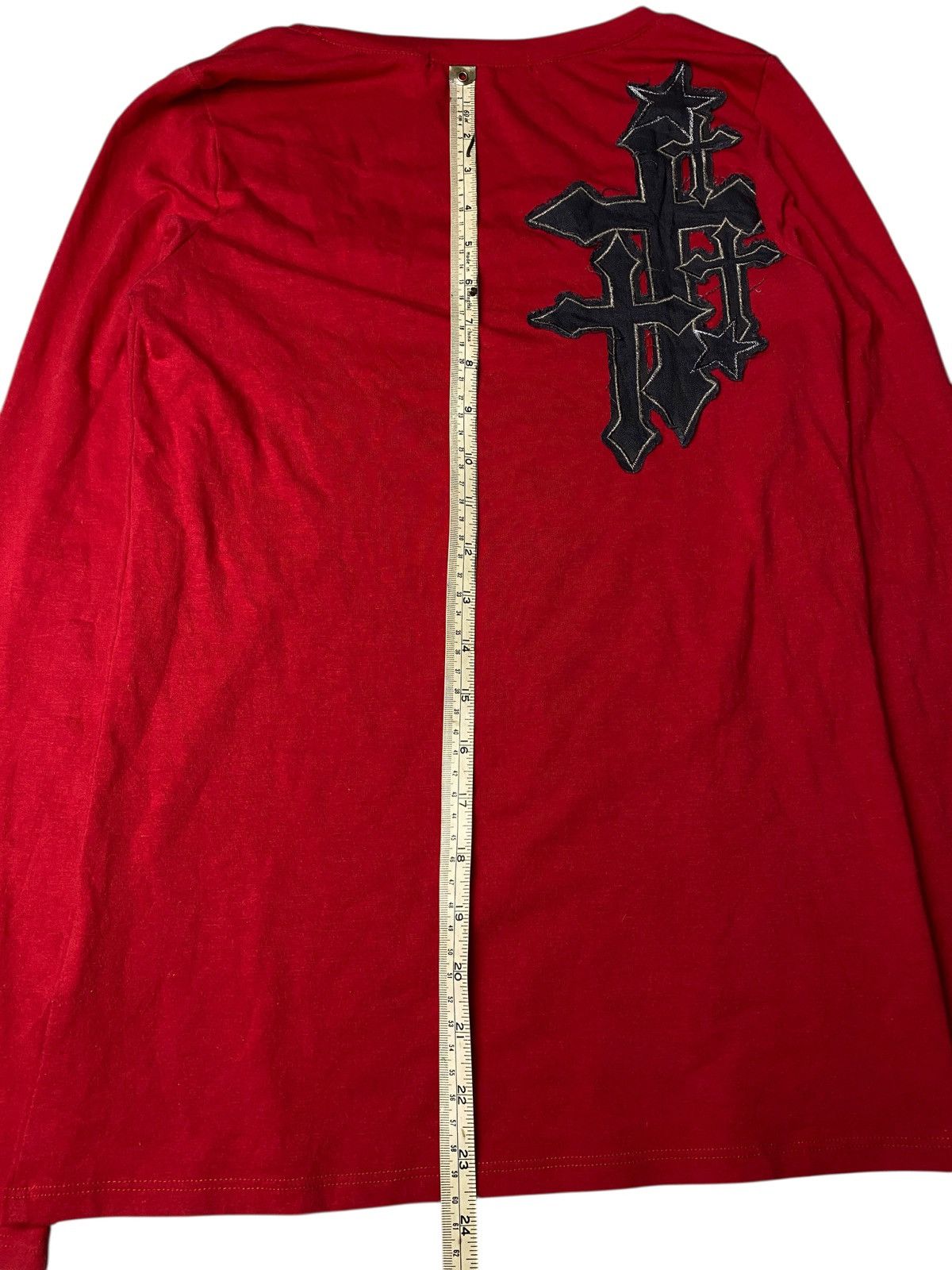 If Six Was Nine × Japanese Brand × Le Grande Bleu (L.G.B.) 2000's Ghost of Harlem Vkei Cross Gothic Longsleeve Size US S / EU 44-46 / 1 - 7 Thumbnail