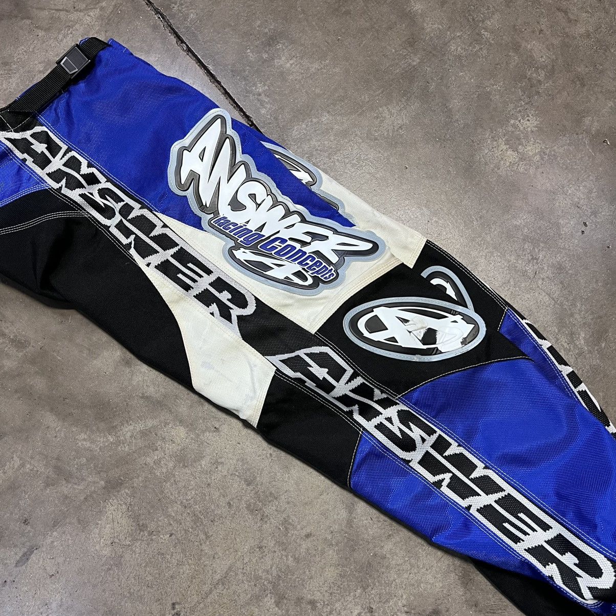 Fox Racing × Vintage Vintage 90s Answer Racing Edge Motocross Pants MotoX BMX Size US 32 / EU 48 - 9 Thumbnail