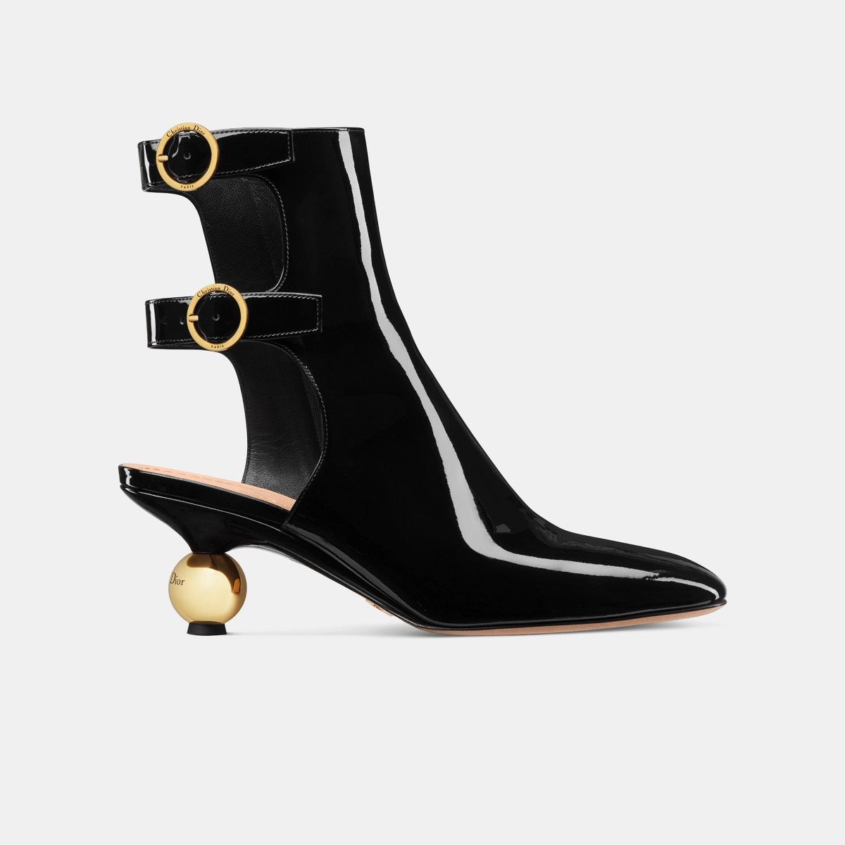 Dior o1bcso1str0226 D-Idole Heeled Ankle Boot in Black Size US 5 / IT 35 - 1 Thumbnail