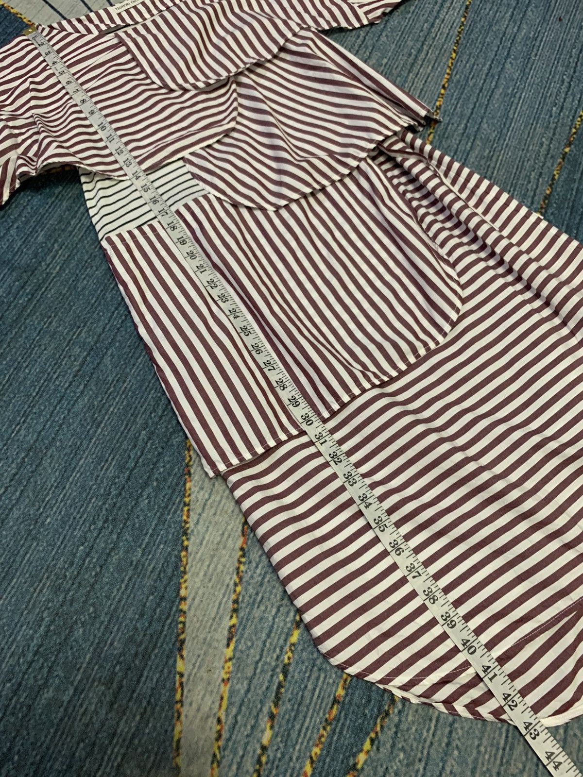 Issey Miyake TSUMORI CHISATO By Issey Miyake Sample Stripe Maxi Dress Size S / US 4 / IT 40 - 16 Thumbnail