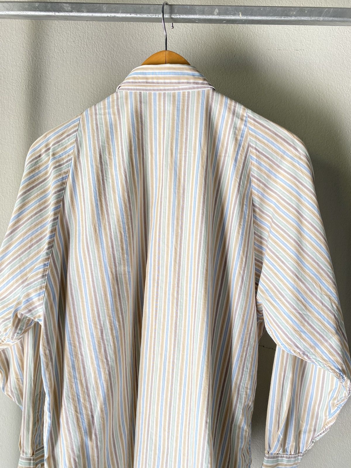 Dior Christian Dior Pastel Striped Button-Up Shirt Size ONE SIZE - 8 Thumbnail