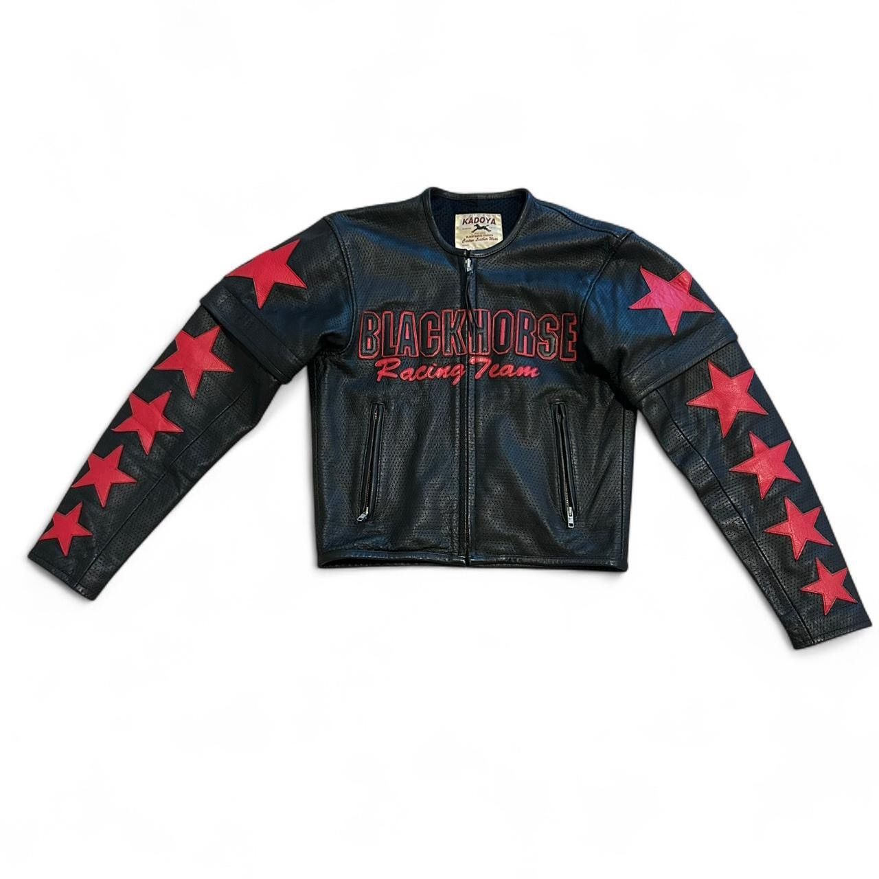 Kadoya KADOYA Black Star Leather Riders Jacket | Grailed