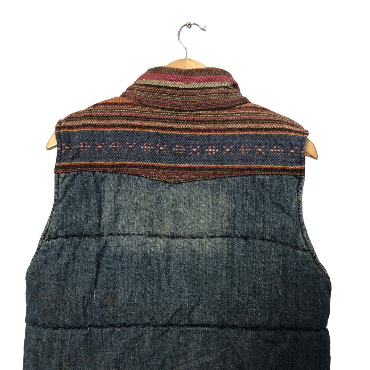 Japanese Brand Vintage Local Motion Hawaii Button Ups Denim Vest Size US L / EU 52-54 / 3 - 9 Thumbnail