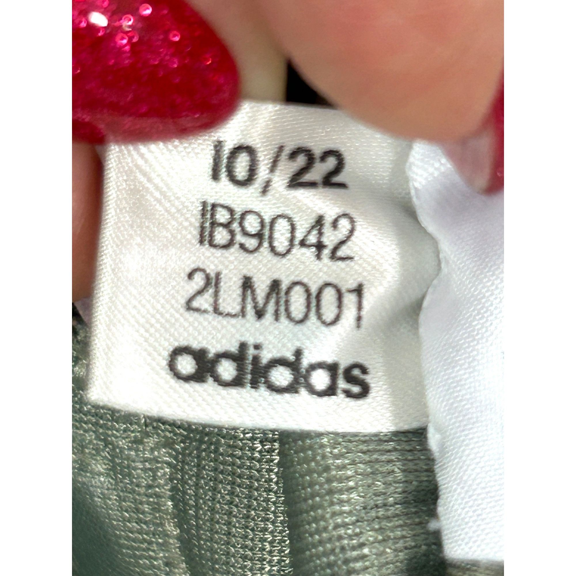 Adidas Adidas Womens Joggers S Sage Green Logo AEROREADY Drawstring Size 25" / US 0 / IT 36 - 4 Thumbnail