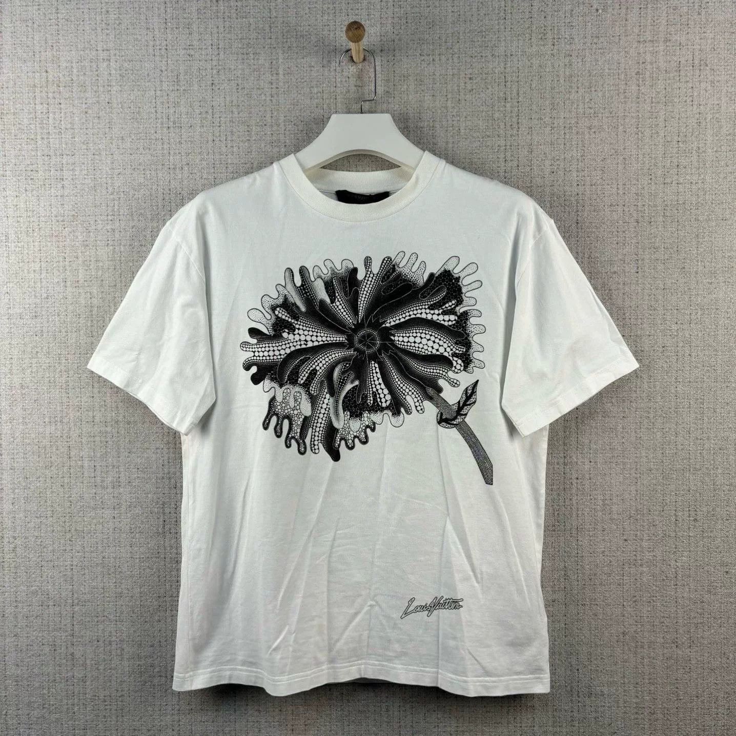 Louis Vuitton Louis Vuitton x Kusama Psychedelic Floral Tee Size US M / EU 48-50 / 2 - 1 Thumbnail