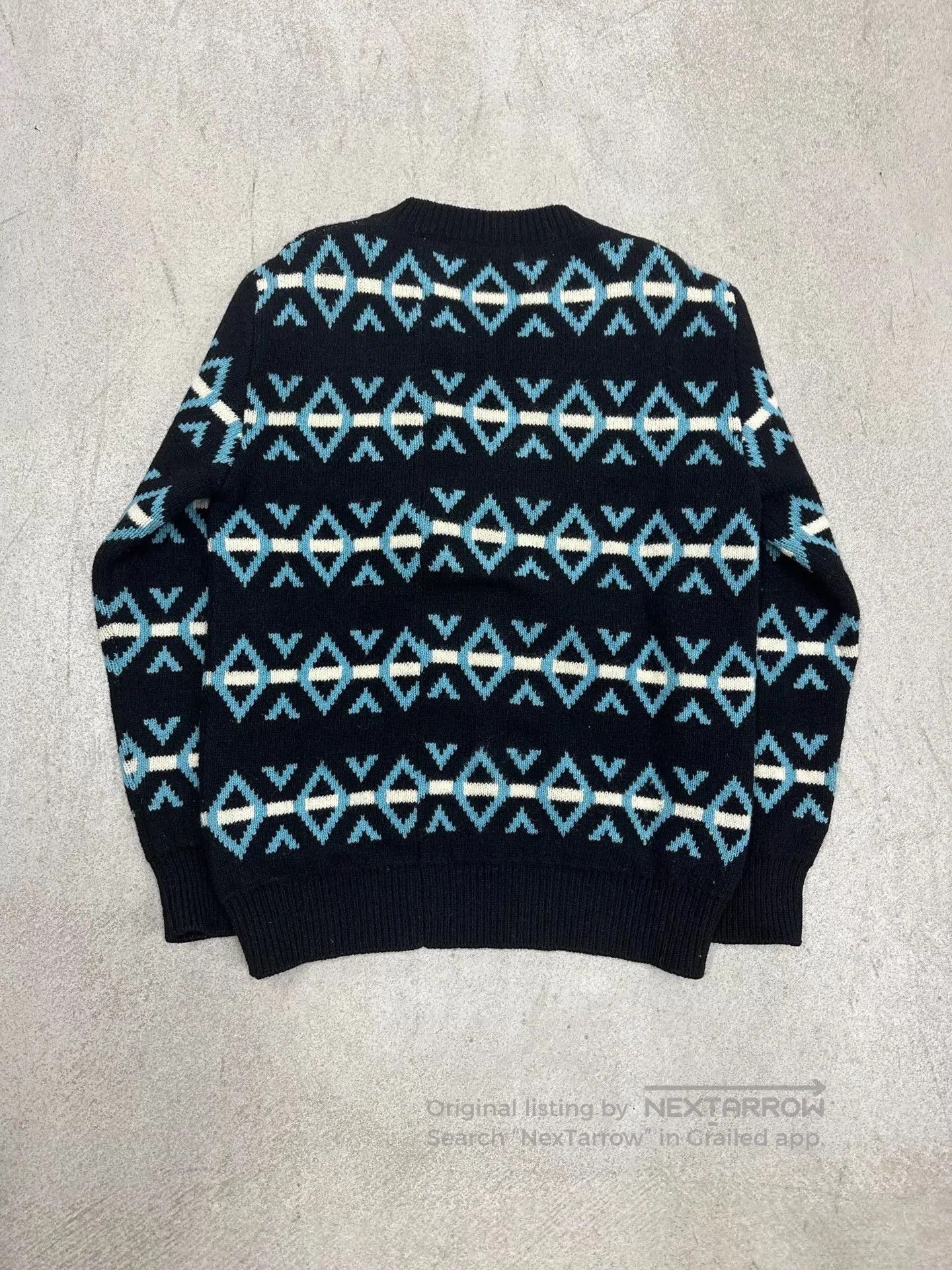 Raf Simons Geometric Pattern Crewneck Sweater. Size US M / EU 48-50 / 2 - 3 Thumbnail