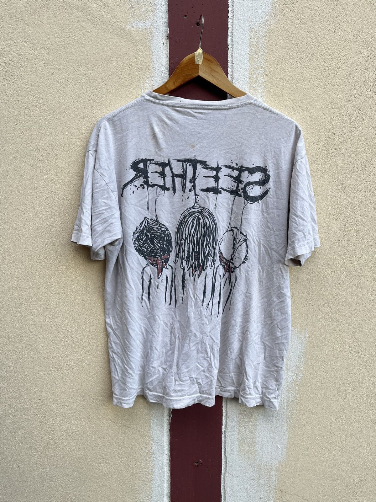 Vintage Faded seether tee 00s’ Size US XL / EU 56 / 4 - 2 Thumbnail