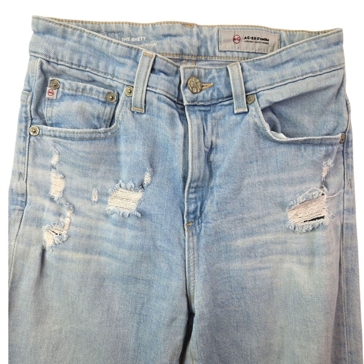 AG Adriano Goldschmied AG Jeans | The Rhett- Vintage High Waisted Straight| Size 25 Size 25" / US 0 / IT 36 - 2 Thumbnail