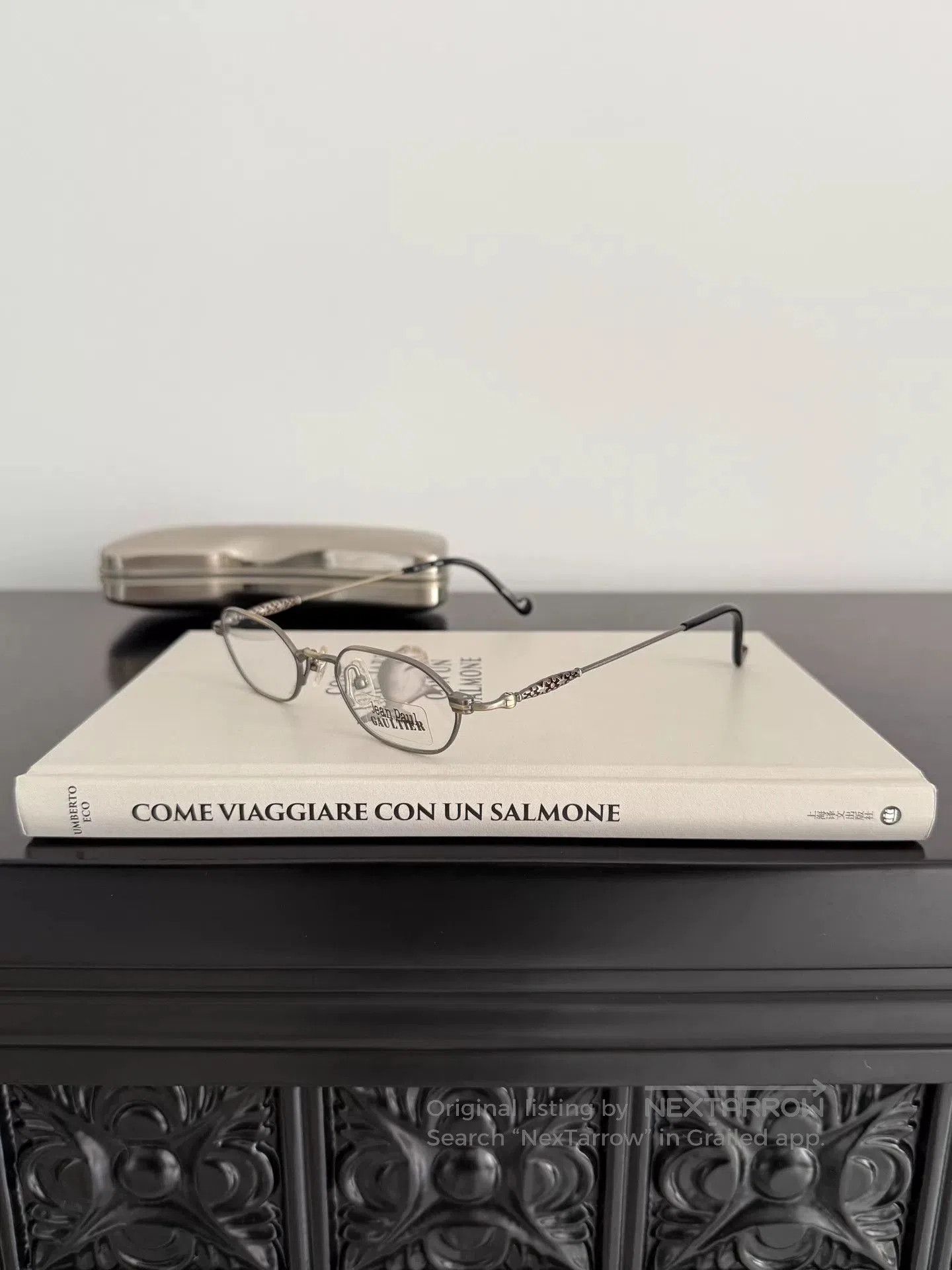 Jean Paul Gaultier Jean Paul Gaultier Runway Titanium Glasses. Size ONE SIZE - 4 Thumbnail