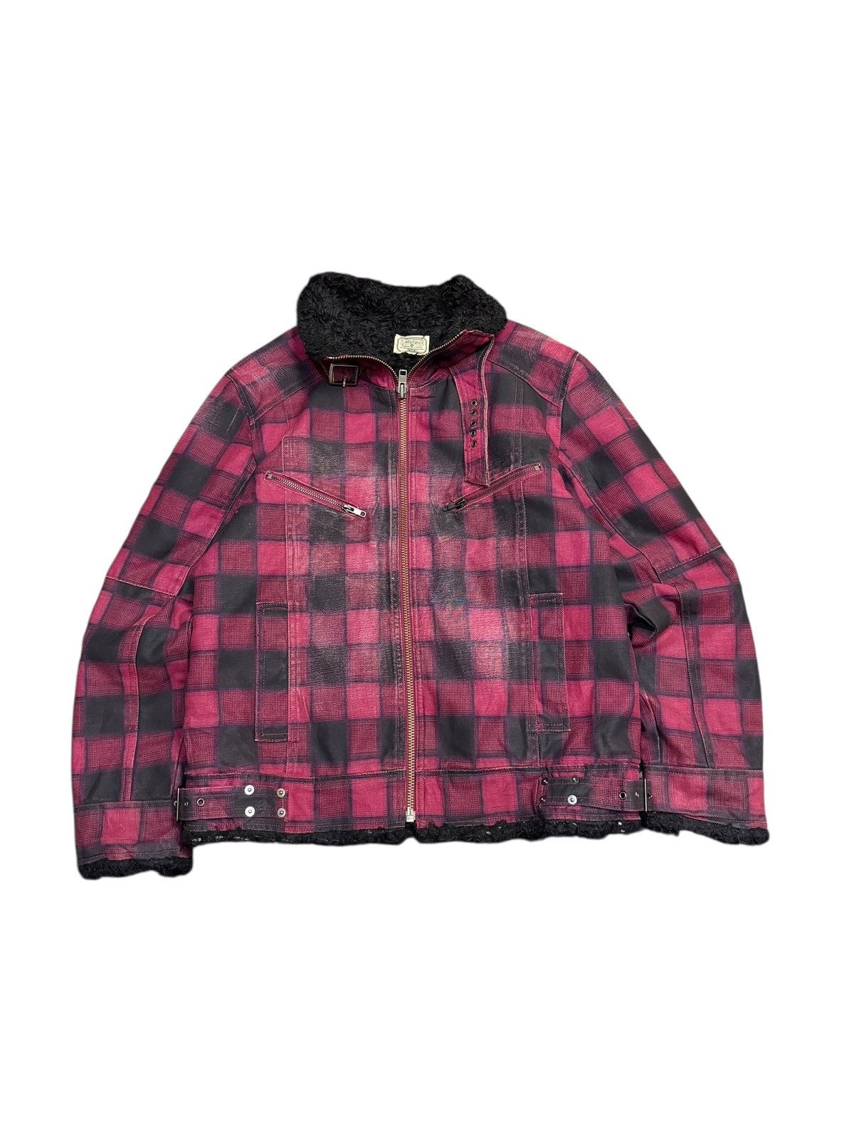Rockmount Ranch Wear Marlons Ranch Wear Plaid Zip Up Jacket Size US M / EU 48-50 / 2 - 1 Thumbnail