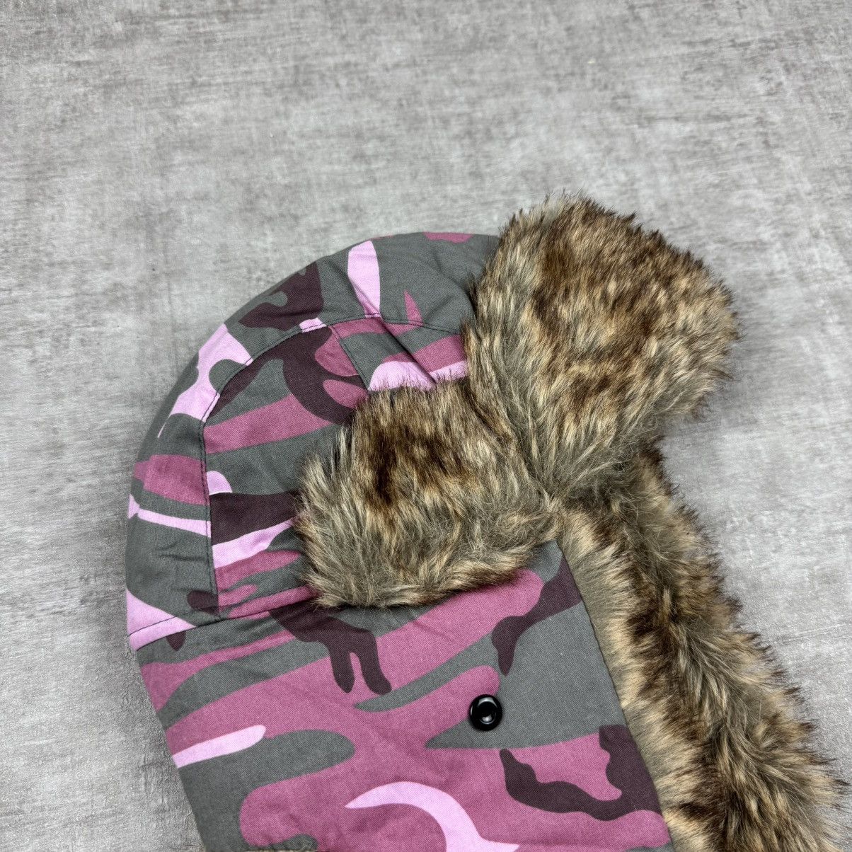 Other Y2K Pink Camo Ushanka Size ONE SIZE - 7 Thumbnail
