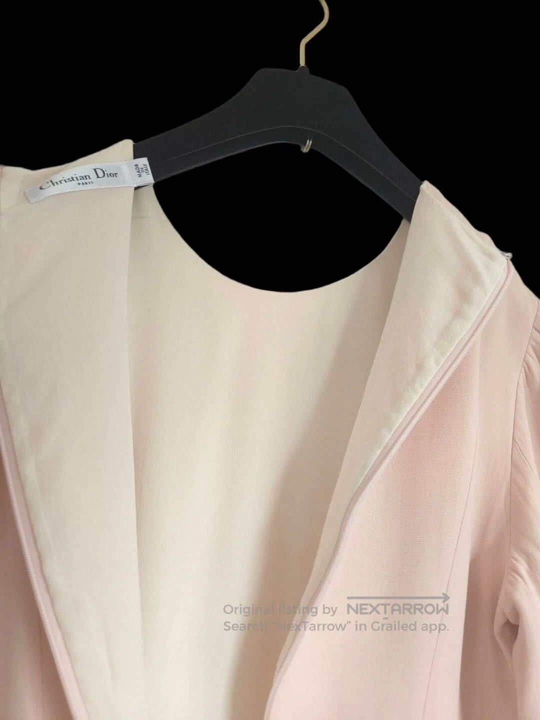 Dior dior pink and cream color block dress. Size US 40 / EU 56 - 6 Thumbnail