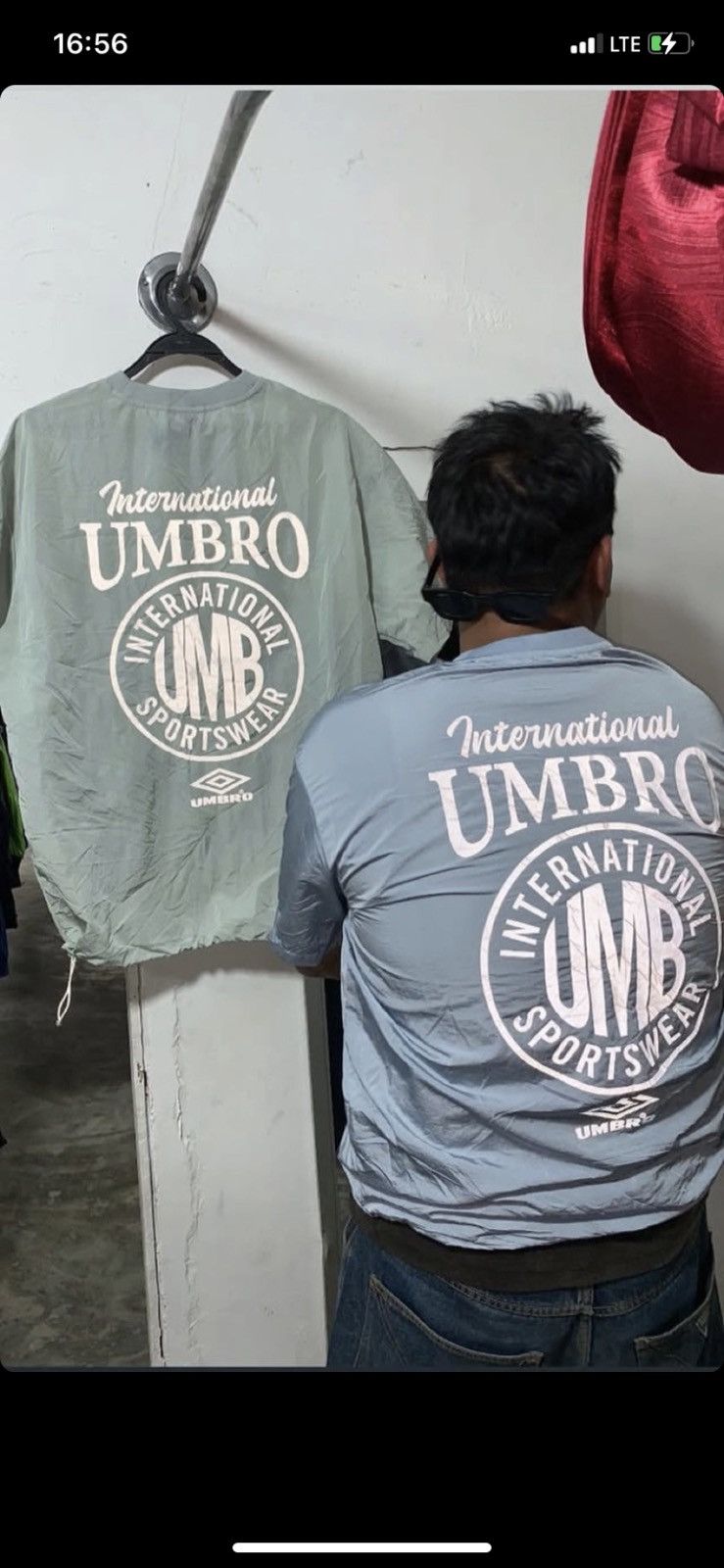 Slam Jam × Umbro 2022 Umbro England Reflective Running Sportstyle Nylon Tee Size US M / EU 48-50 / 2 - 2 Thumbnail