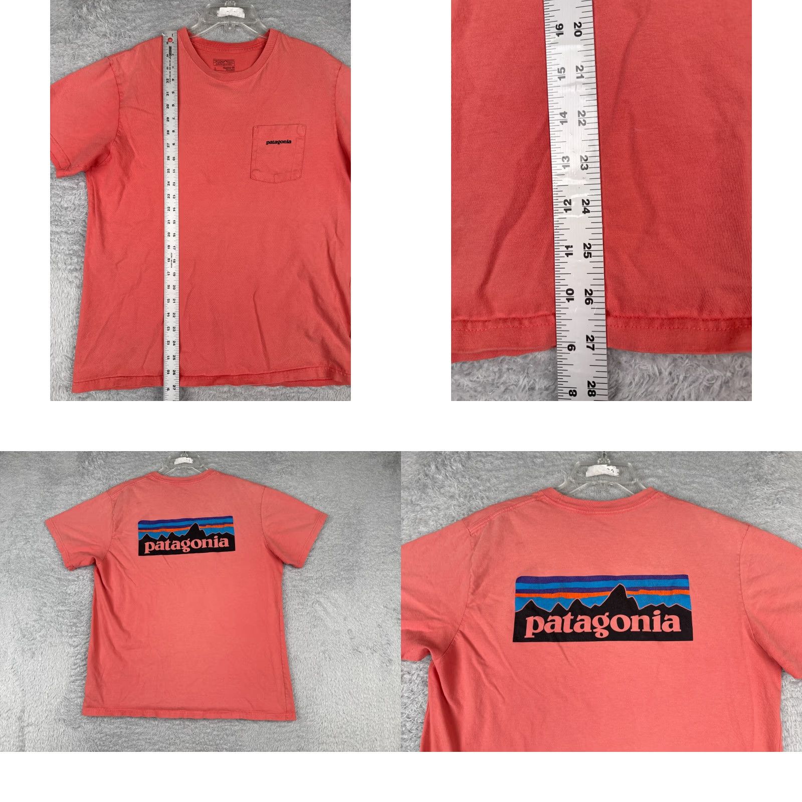 Patagonia Patagonia Shirt Men L Pink Short Sleeve Crew Neck 100% Cotton Hike Logo All Seasons Breathable Size US L / EU 52-54 / 3 - 9 Thumbnail
