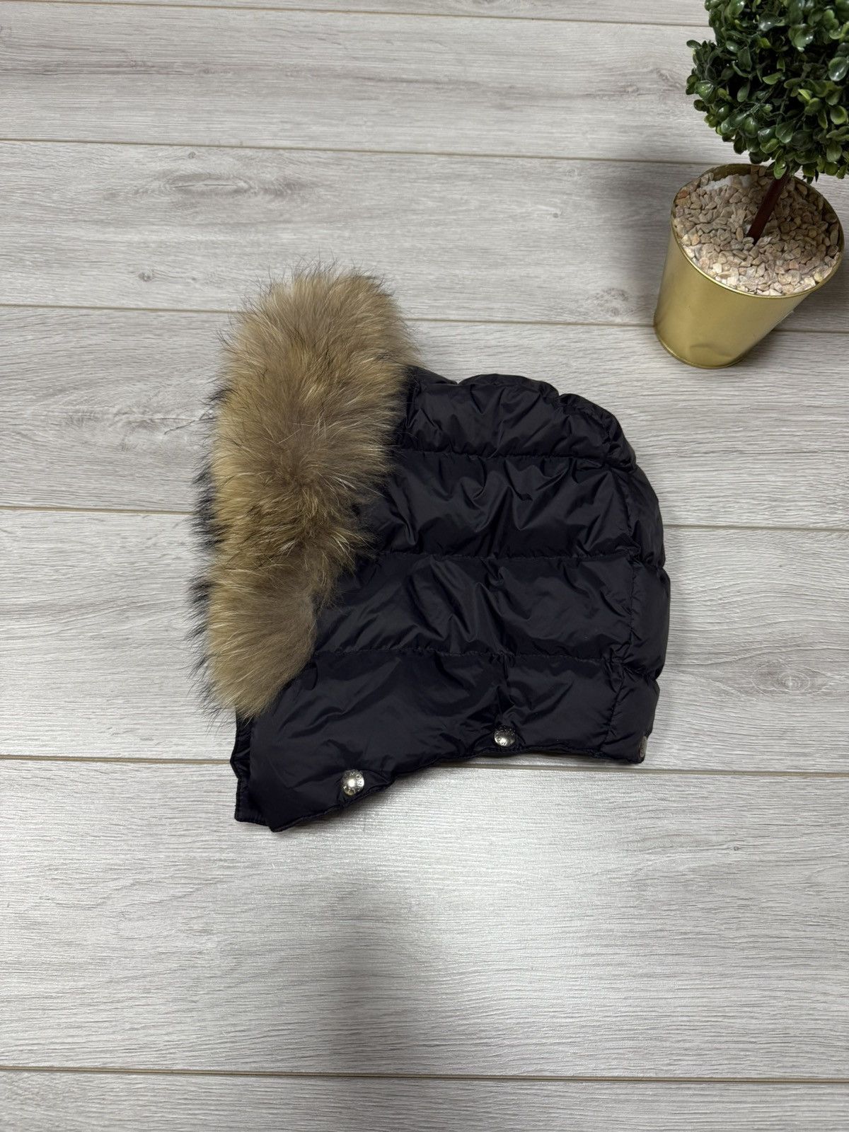 Moncler Moncler fur puffer down hood Size ONE SIZE - 6 Thumbnail