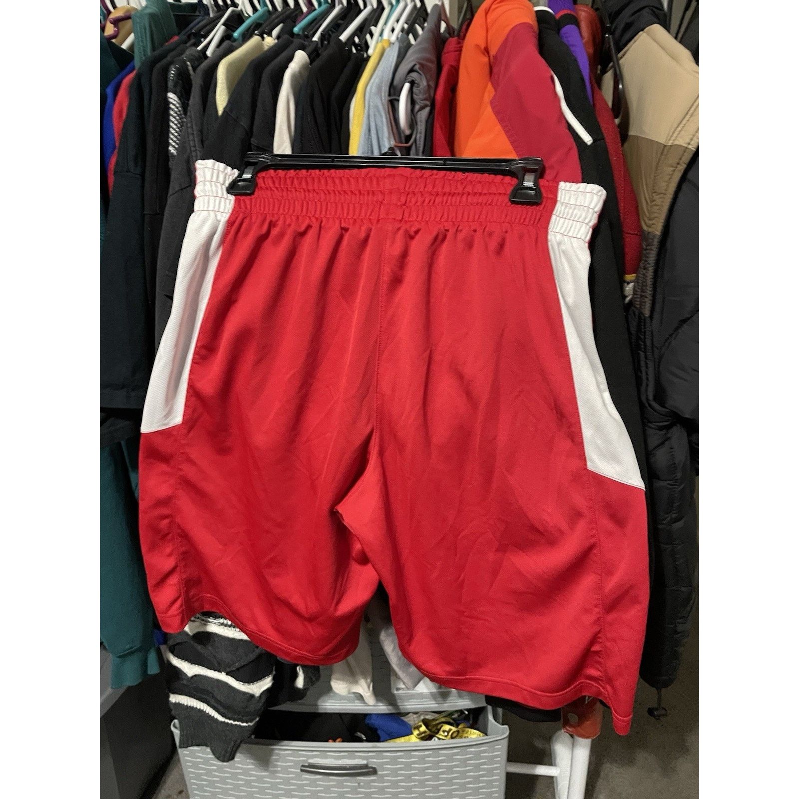 Nike Size M- Men's Nike Basketball Running Shorts Red Size US 42 / EU 58 - 2 Thumbnail
