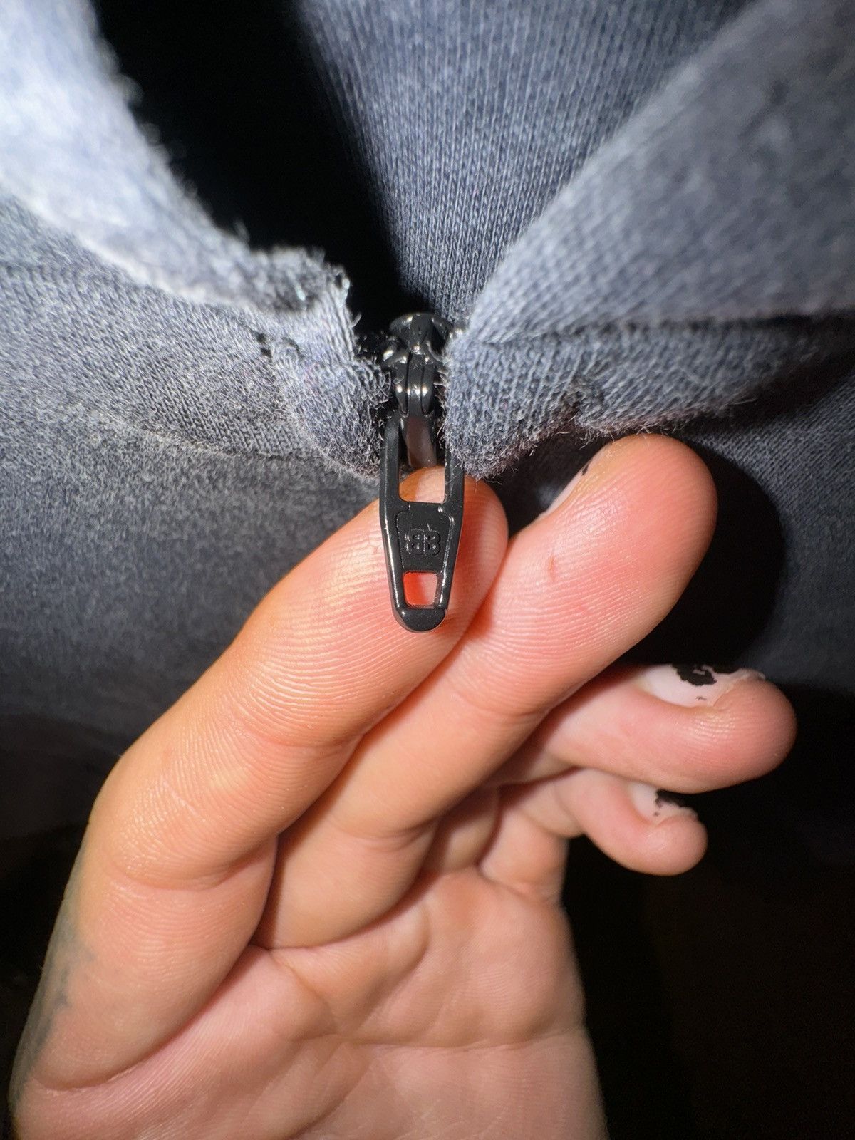 Balenciaga BALENCIAGA CORSETED ZIP-UP HOODIE — BLACK FADED (FW25) Size S / US 4 / IT 40 - 6 Thumbnail