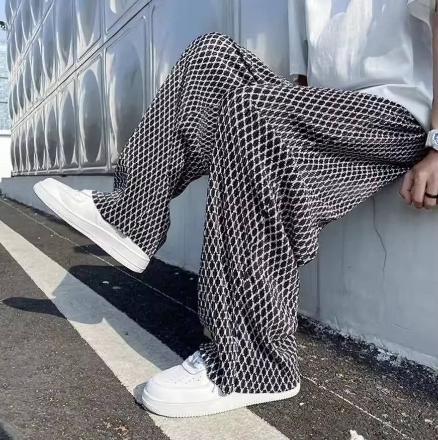 Japanese Brand × Vintage Loose plaid casual pants Size US 36 / EU 52 - 1 Thumbnail