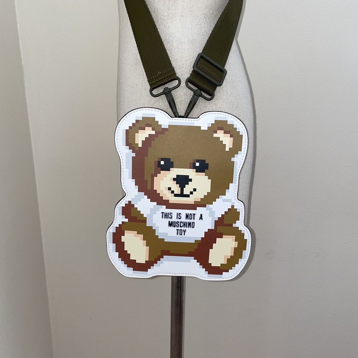 Moschino Moschino Runway The Sims Pixel Teddy Bear Crossbody Bag Size ONE SIZE - 5 Thumbnail