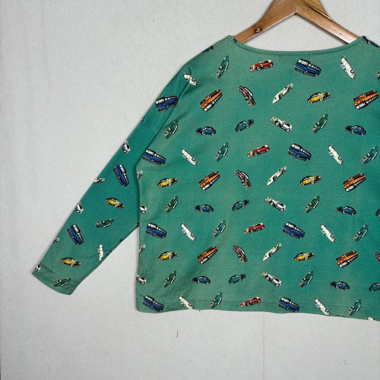 Issey Miyake Issey Miyake Ne-Net Car Overprint Sun Faded Tshirt Size US M / EU 48-50 / 2 - 6 Thumbnail