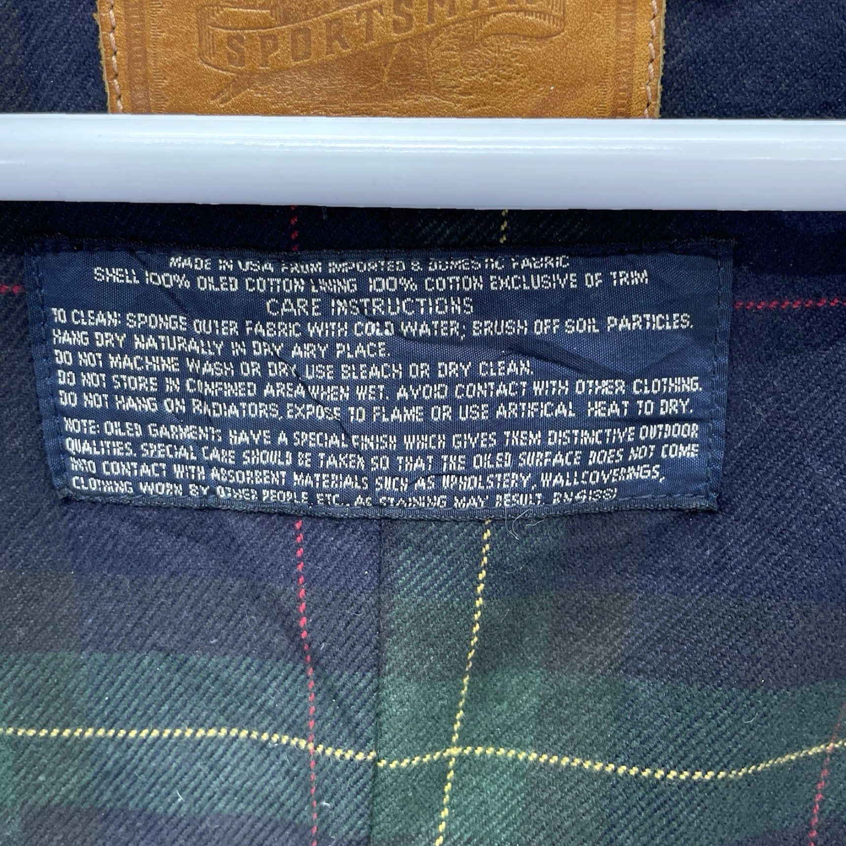 Polo Ralph Lauren VTG Polo Ralph Lauren Sportsman jacket Men XL waxed Lined cotton canvas Military Jacket Army Hunting 90s Green - Mens Size US XL / EU 56 / 4 - 4 Thumbnail