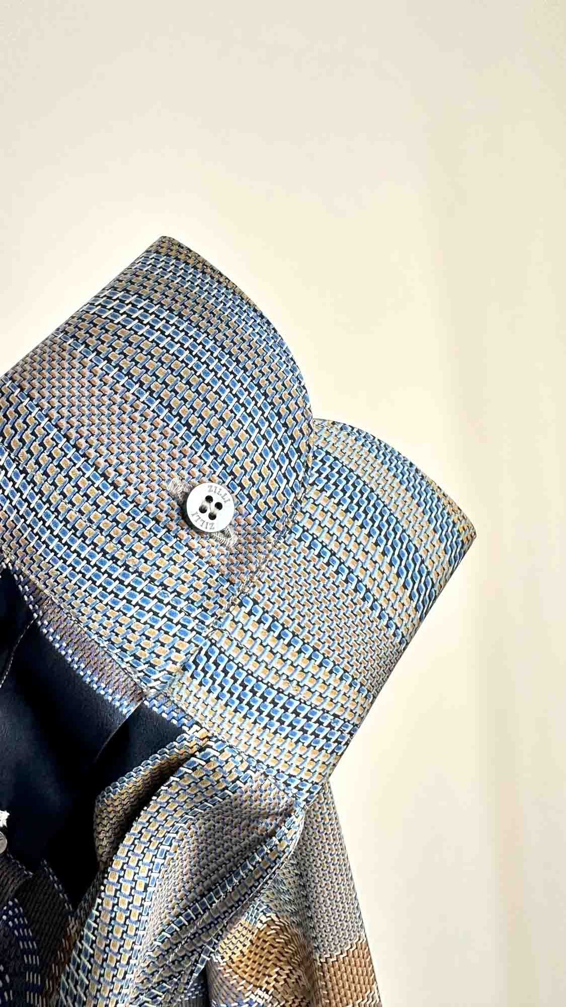 Zilli Men's silk shirt ZILLI Size US L / EU 52-54 / 3 - 6 Thumbnail